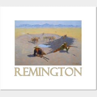 Fight for the Waterhole by Frederic Remington Posters and Art